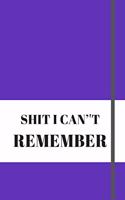 Shit I Can't Remember.