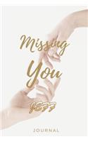 Missing You JEFF Journal: Lined Notebook / Journal Gift, 120 Pages, 6x9, Soft Cover, Matte Finish