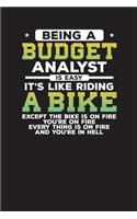 Being A Budget Analyst Is Easy It's Like Riding A Bike