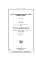 Long-term readiness challenges in the Pacific