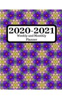 2020-2021 Weekly and Monthly Planner
