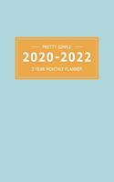 2020 2022 3 Year Monthly Planner: 36 Months Yearly Planner & Monthly Calendar View -Very Simple Design Planner Schedule - Organizer - Great Useful Journal -8.5"X11" Size(29 Simple Design Planners 2020-2022)