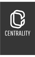 Centrality Notebook: Lined Journal, 120 Pages, 6 x 9, Affordable Cryptocurrency, Blockchain Crypto Gift Journal Matte Finish