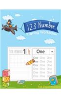 1 2 3 Number Tracing Workbook for Preschoolers: Trace Numbers Practice Workbook for Pre K, Kindergarten and Kids Ages 3-5 Bonus dot to dot & Math Game Coloring (Pre K Workbooks)(1 Pre K Workbooks)