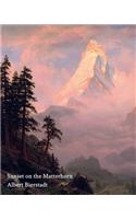 Sunset on the Matterhorn (Alfred Bierstadt) - Notebook/Journal