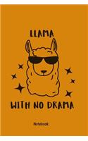Notebook: Llama Journal, Diary, Notebook, Daily Notepad, School Composition Book, Lined Writing Journal, 110 Durable Lined pages. Ruled white paper. Great gif