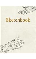 Sketchbook: Personalized Artist Sketchbook, Notebook: Blank Paper for Drawing, Creative Doodling or Sketching