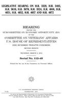 Legislative hearing on H.R. 3329, H.R. 3483, H.R. 3610, H.R. 3670, H.R. 3524, H.R. 4048, H.R. 4051, H.R. 4052, H.R. 4057, and H.R. 4072