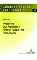 Measuring Oral Proficiency Through Paired-Task Performance