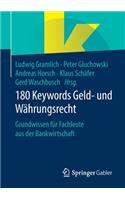 180 Keywords Geld- Und Währungsrecht