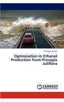 Optimization in Ethanol Production from Prosopis Juliflora