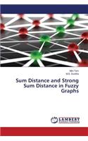 Sum Distance and Strong Sum Distance in Fuzzy Graphs
