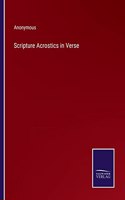 Scripture Acrostics in Verse