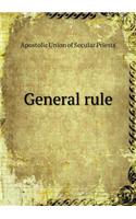 General rule