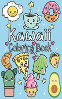 Cute and Easy Kawaii Colouring Book: 30 Fun and Relaxing Kawaii Colouring Pages For Kids & Adults (Jon Gabi Colouring Books)