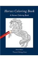 Horses Coloring Book