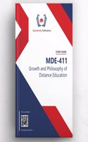 MDE-411: Growth and Philosophy of Distance Education (IGNOU Study Guide Book)
