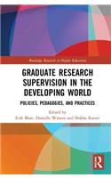 Graduate Research Supervision in the Developing World