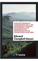 HARVARD HISTORICAL MONOGRAPHS, NO. 1. TH