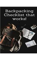 Backpacking Checklist that works