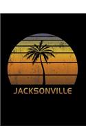 Jacksonville: Florida Notebook Lined College Ruled Paper For Taking Notes. Stylish Journal Diary 8.5 x 11 Inch Soft Cover. For Home, Work Or School.