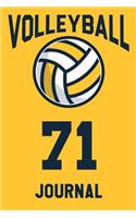 Volleyball Journal 71