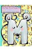 M Primary Composition Notebook Story Paper Journal