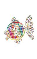 Rainbow Fish Journal: Ocean Sea Life Themed Journal (6 X 9 Lined Notebook, 120 Pages)