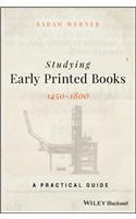 Studying Early Printed Books, 1450-1800