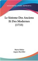 Sisteme Des Anciens Et Des Modernes (1733)