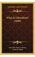 What Is Liberalism? (1899)