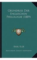Grundriss Der Englischen Philologie (1889): (German)