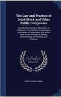The Law and Practice of Joint-Stock and Other Public Companies