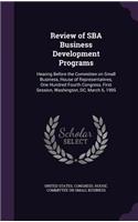 Review of SBA Business Development Programs