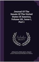 Journal of the Senate of the United States of America, Volume 101, Issue 1, Part 1