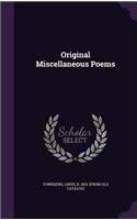 Original Miscellaneous Poems