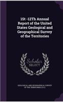 1St -12Th Annual Report of the United States Geological and Geographical Survey of the Territories