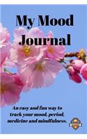 My Mood Journal, Sakura BW (6 Months)