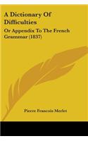 Dictionary Of Difficulties
