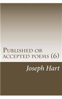 Published or Accepted Poems (6)