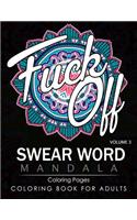 Swear Word Mandala Coloring Pages Volume 3