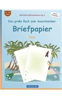 BROCKHAUSEN Bastelbuch Band 3 - Das große Buch zum Ausschneiden: Briefpapier: Pirat(3 Pirat)