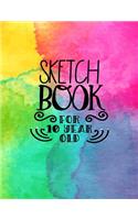 Sketch Book For 10 Year Old