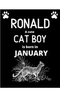 RONALD a cute cat boy is born in January