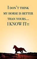 Lord if we should fall... blank lined notebook - journal - Horse quote (6x9 inches) with 100 Pages