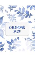 Calendar 2020: One Year Dated Weekly Planner And Organizer With Clean Spreads And Plenty Of Space To Notate Your Appointments, Write Your To-Do Lists, Personal Goa