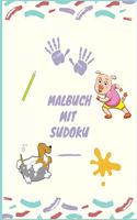 Malbuch mit Sudoku