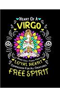 Heart Of a Virgo Brave Soul Fierce Mind Loyal Heart Compassion For All Creatures Free Spirit