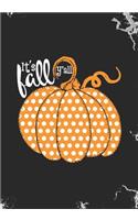 it's fall y'all: Blank Lined Journal Notebook for Fall Thanksgiving Kids gift, pumpkin lovers or Autumn season School Teachers gift