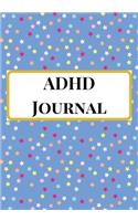 ADHD Journal: A Blue Floral Theme Blank Daily Autism Planner, Diary, Organizer, Log Notebook to write down daily behavioral patterns and Track Progress of Infants